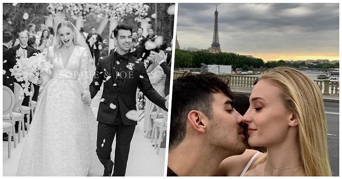 Game Of Thrones'un Sansa'sı Sophie Turner ve Joe Jonas Paris'te Masal Gibi Bir Düğün Yaptı!