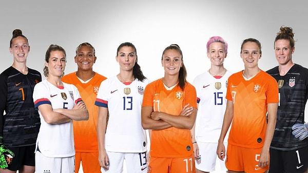 Fransa’nın ev sahipliğinde 8’incisi düzenlenen Kadınlar Dünya Kupası'nın finalinde, ABD ile Hollanda karşı karşıya geldi.