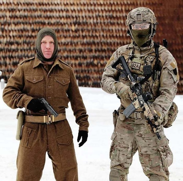 38. Экипировка норвежского солдата 75 лет назад и сейчас