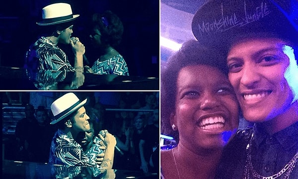 10. Однажды на своем концерте певец Бруно Марс посвятил песню 'Just the Way You Are' 11-летней поклоннице.