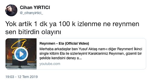 Reynmen İnanılması Güç Bir Rekora İmza Attı: Bir Günde 17 Milyon İzlenen Ela Klibinin İzlenme Sayısı Gerçeği Yansıtmıyor mu?