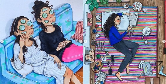 20 иллюстраций о том, как на самом деле ведут себя люди, когда их никто не видит