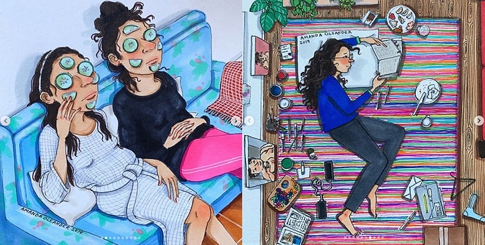 20 иллюстраций о том, как на самом деле ведут себя люди, когда их никто не видит