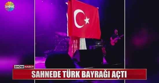 Grammy Ödüllü Şarkıcı Joss Stone'dan Konserde Türk Bayrağı Jesti