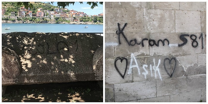 Biri 3 Bin Yıllık Lahit, Diğeri 800 Yıllık Medrese: Sprey Boyalarla Tarihi Kirlettiler