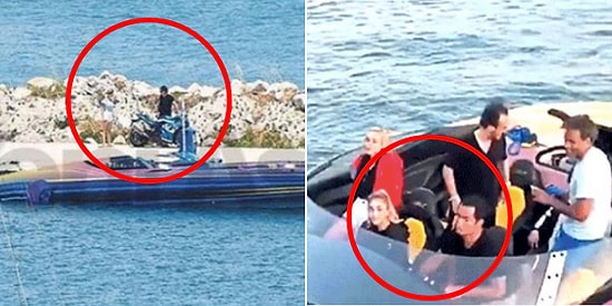 Çeşme'de Sürat Teknesiyle Denize Açılan Acun Ilıcalı 20 Yaşındaki Sevgilisiyle Görüntülendi!