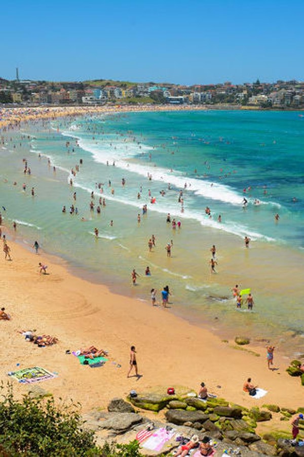 13. Пляж Бонди в Сиднее, Австралия, переоценивают, поэтому лучше посетите Северный Керл-Керл, Колларой, Палм Бич и Манли.