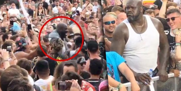 Tomorrowland'de Coşarken Görüntülenen Shaquille O'Neal