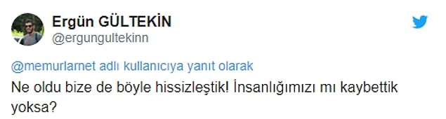 Yaşanan bu vahşet sonrası sosyal medyadan da tepkiler geldi...