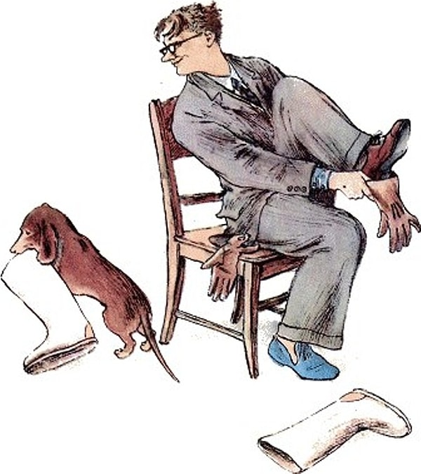 2. Кого или что считает рассеянный человек?