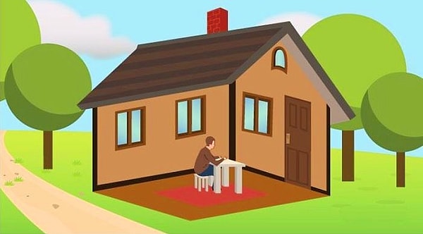 Снаружи дома