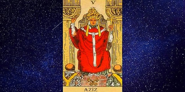 Seçtiğin Kart; "Aziz"