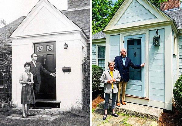9. Ailemin 1963'te aldıkları ilk evleri ve bugün.