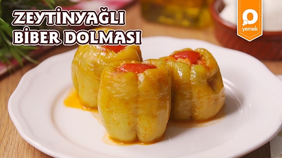 Hem Hafif Hem de Mevsimlik! Zeytinyağlı Biber Dolması Nasıl Yapılır?