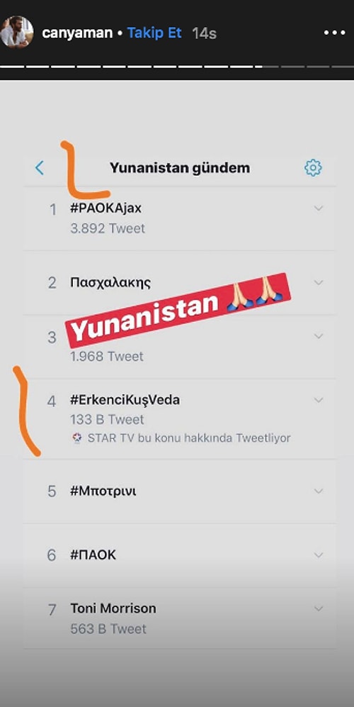 Can Yaman ile Demet Özdemir Final Yapan Erkenci Kuş Dizisinin Ardından Birbirlerine Instagram'dan Veda Ettiler