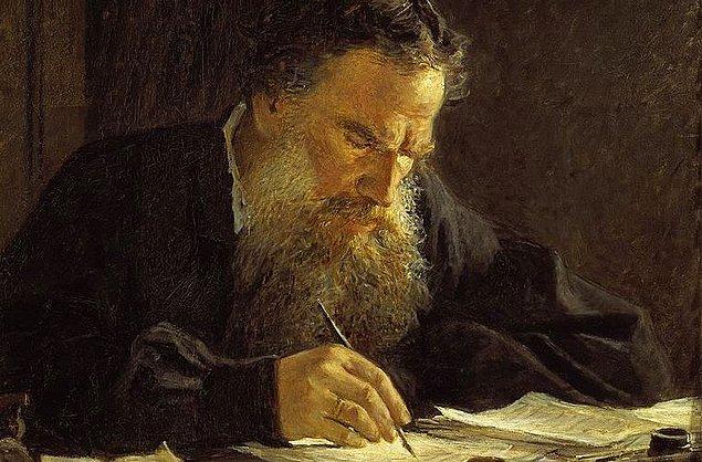 12. Tolstoy, günlüklerindeki her nota neden "s.j.v" ile başlardı?