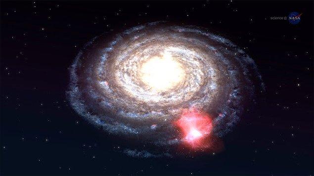 Galaksimize yaklaşmakta olan dev hidrojen bulutu bir milyon yıldız ağırlığında!