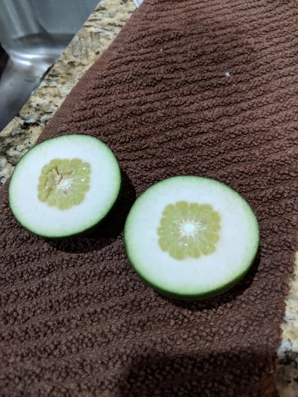 12. Лайм, но внутри огурец...