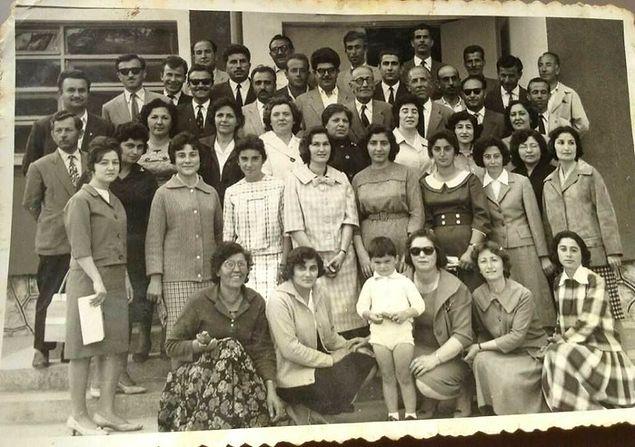 Ladik Akpınar Köy Enstitüsü öğretmenleri, Samsun, 1950.