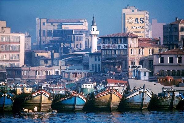 20. Karaköy limanı, İstanbul, 1975.