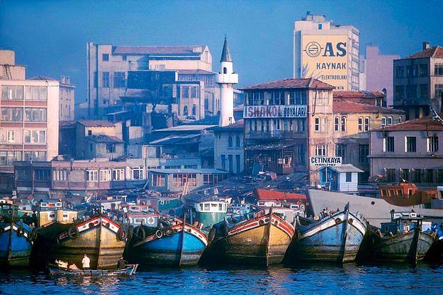 Karaköy limanı, İstanbul, 1975.