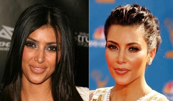Kim Kardashian, yıllar içindeki değişimiyle artık şaşırtmıyor.