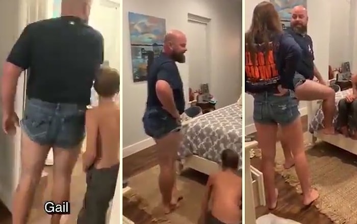 Kısa Şort Giyen Kızına Tepkisini Efsane Bir Şekilde Dile Getiren Baba!