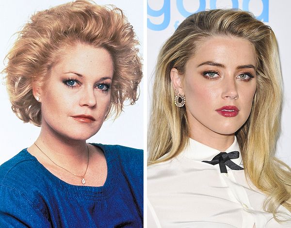 11. Melanie Griffith ve Amber Heard, 31 yaşında