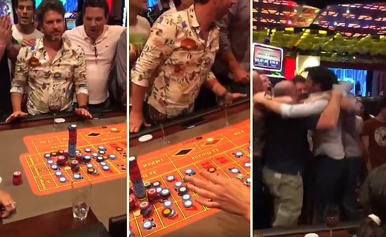 Bu Ortamda Olmak İsteyeceksiniz: Rulet Masasında 100 Bin Dolar Bastığı Sayı Gelen Adamın 3.5 Milyon Dolar Kazandığı Muhteşem Anlar!