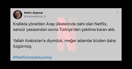 RTÜK'ün Sansür Kararından Ötürü Türkiye'den Çekileceği İddia Edilen Netflix'le İlgili Herkesin Duygularına Tercüman Olan Paylaşımlar