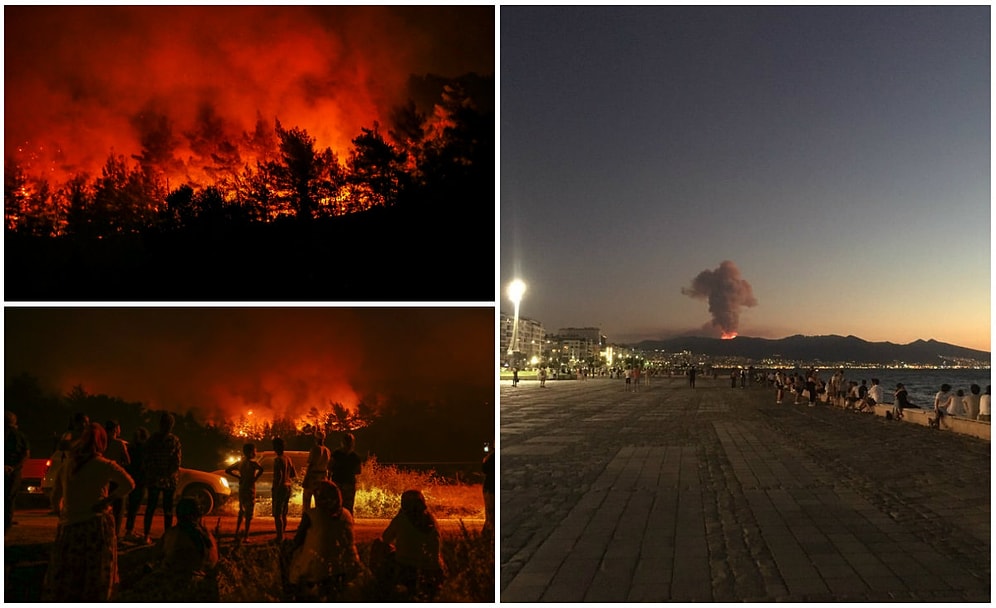 Dağlarında Çiçekler Açardı: Orman Yangını İçin Sosyal Medyadan #izmiryanıyor Paylaşımları