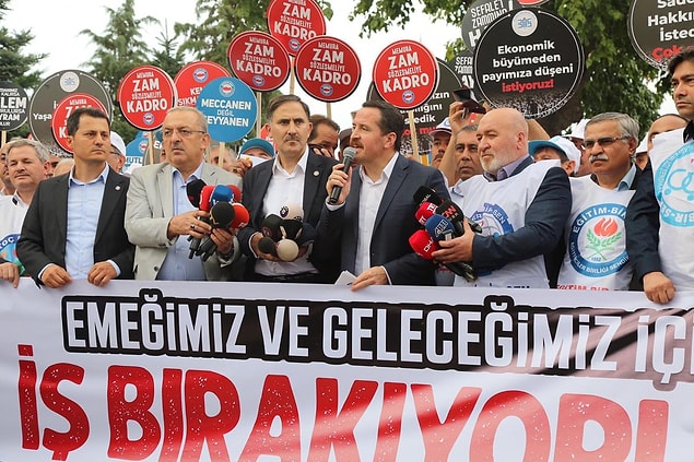 "Emeğimizin hakkını istiyoruz"