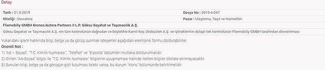 Başvuru yapıldı 👇