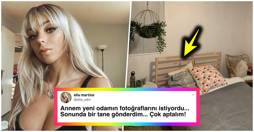 Annesine Yeni Odasının Fotoğraflarını Gönderirken Kadıncağızın Kalbine İndirecek Bir Detayı Atlayan Genç Kız!
