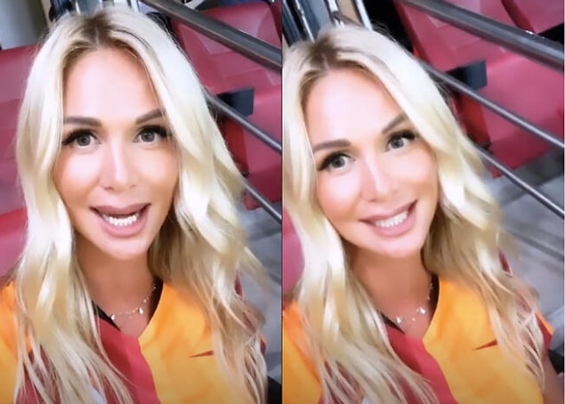 2018 Dünya Kupası'nın yüzü olan rus model ve TV sunucusu İstanbul'a geldiğini Instagram hesabından böyle duyurdu.