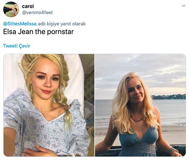 16. Porno yıldızı Elsa Jean'e benzetiliyormuş 🤣