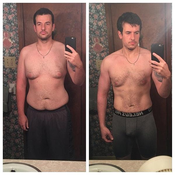 9. "108 kilodan 83 kiloya düştüm. İyi bir diyet ve kalori hesaplaması yaptım. Bu arada koşudan başka çok sıkı bir spor yapmadım."