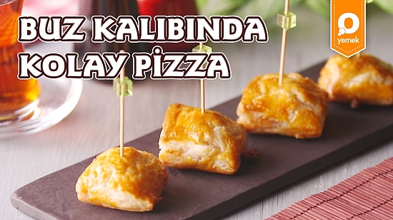 Ufacık Buz Kalıbına Bir Sürü Malzeme Sığdırdık! Buz Kalıbında Kolay Pizza Nasıl Yapılır?