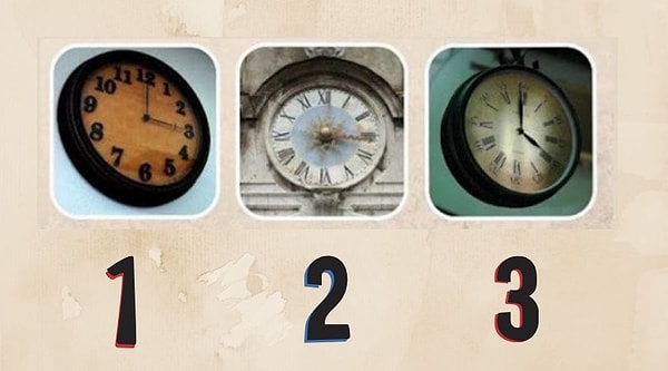 Итак, выберите одни часы из трех предложенных: