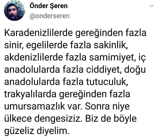 Ülke özeti.