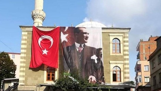 Müftülükten Atatürk Posteri İndirilsin Talebi İddiası: 'Bayrak Kalsın, Resim Gitsin'