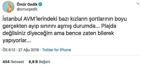 Bu ünlü arkadaşların yaptıkları gereksiz yorumlarla biz ne yapacağız yahu? Daha yeni Ömür Gedik'in ortalığı karıştıran yorumunun üzerinden çok geçmemişken bir başkası başlıyor.