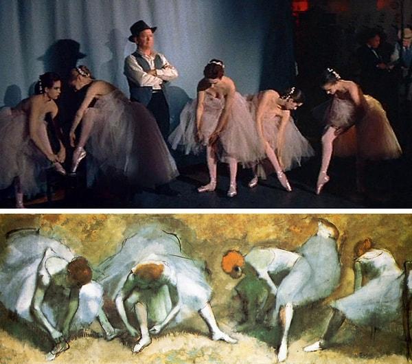 10. A Star Is Born, George Cukor - Ayakkabılarını Bağlayan Balerinler, Edgar Degas