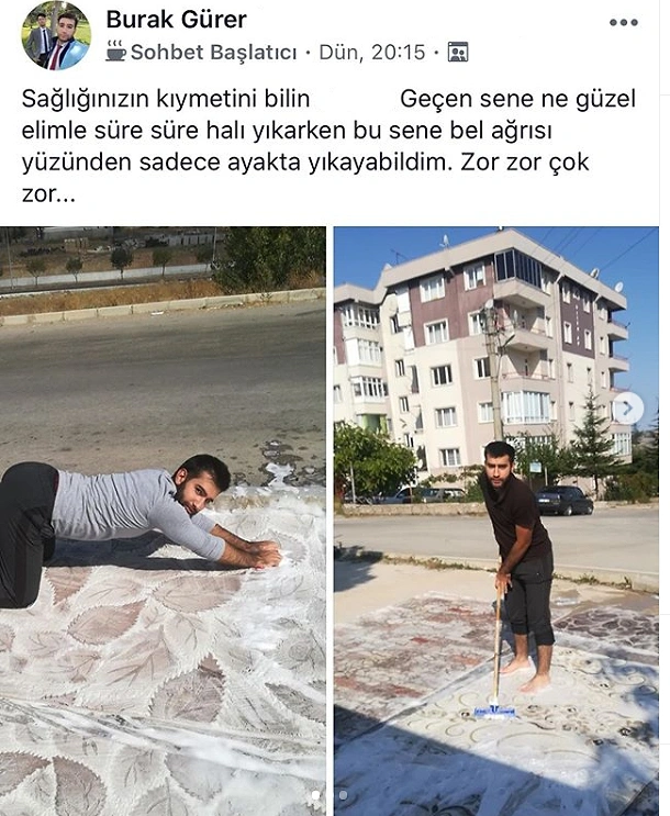 Herkes sağlığına dikkat etsin.