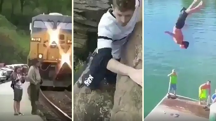 Korkunç Kazalardan Kıl Payı Kurtulan İnsanların Korkutucu Görüntüleri!