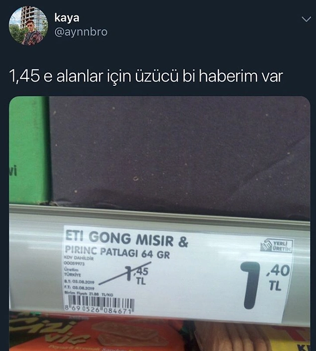 Yazık oldu size.