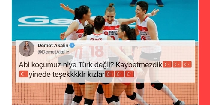 Voleybol Milli Takımımızın Finalde Kaybetmesini Koçun Yabancı Olmasına Bağlayan Demet Akalın Tepkileri Üzerine Çekti