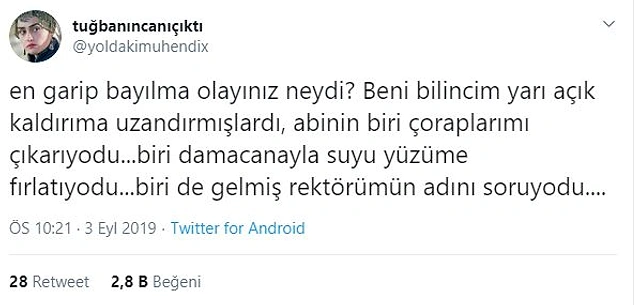Çok acil rektörün adını söyle!