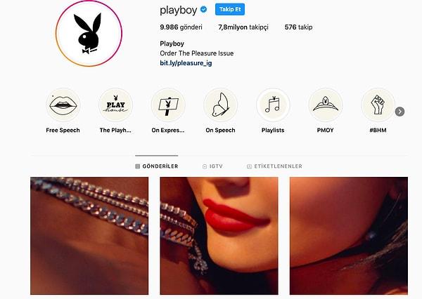 Playboy ise kendi hesabından yakında fotoğrafları gelecek olan çekimden kareler paylaşarak "vahşi aşık" yazdı.
