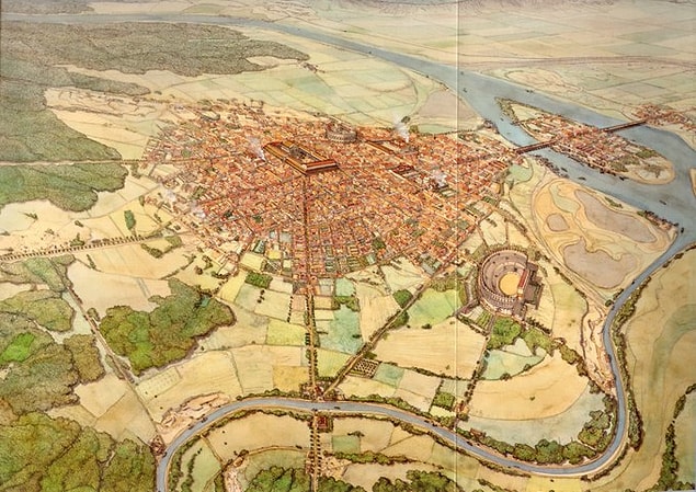 20. Lutetia (modern Paris), yaklaşık 1. yüzyıl